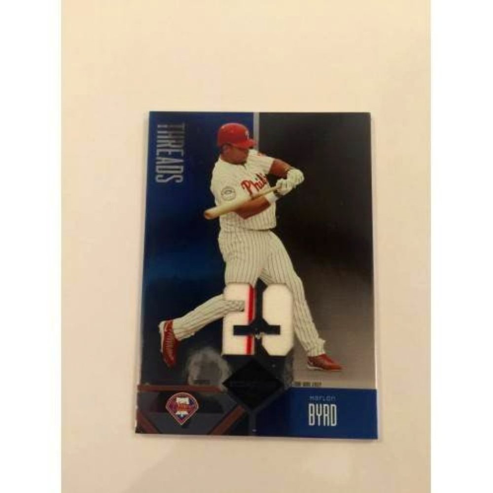 2004 LEAF LIMITED THREADS DIE CUT PATCH MARLON BYRD #103 5/5 RARE PHILLIES (020)